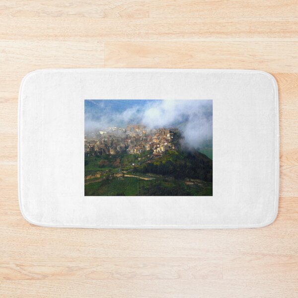 Item preview, Calascibetta in Fog, Sicily, Italy designed and sold by Igor Pozdnyakov.