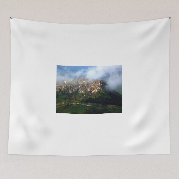 Item preview, Calascibetta in Fog, Sicily, Italy designed and sold by Igor Pozdnyakov.