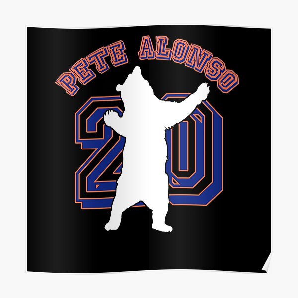  Pete Alonso Baseball Player Poster9 Art Poster for The Bedroom  Living Room Office And Other Environment Unframe: 24x36inch(60x90cm):  Posters & Prints