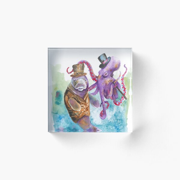 Two Fine Gentlemen Acrylic Block