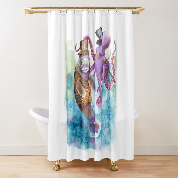 Two Fine Gentlemen Shower Curtain