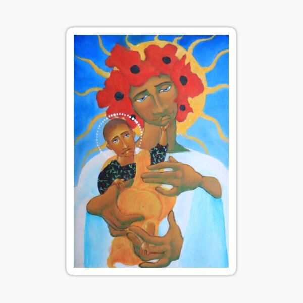 Three Handed Virgin Sticker