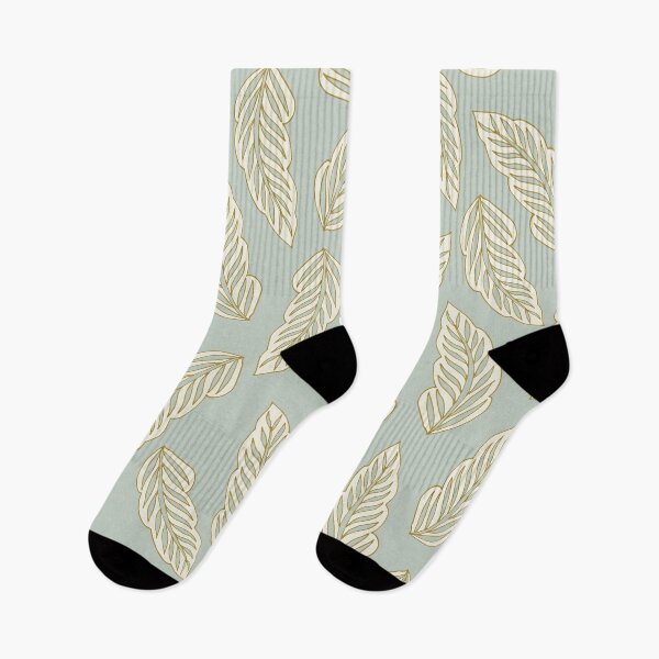 Item preview, Falling feathers in pastel green palette designed and sold by BrankaPD.