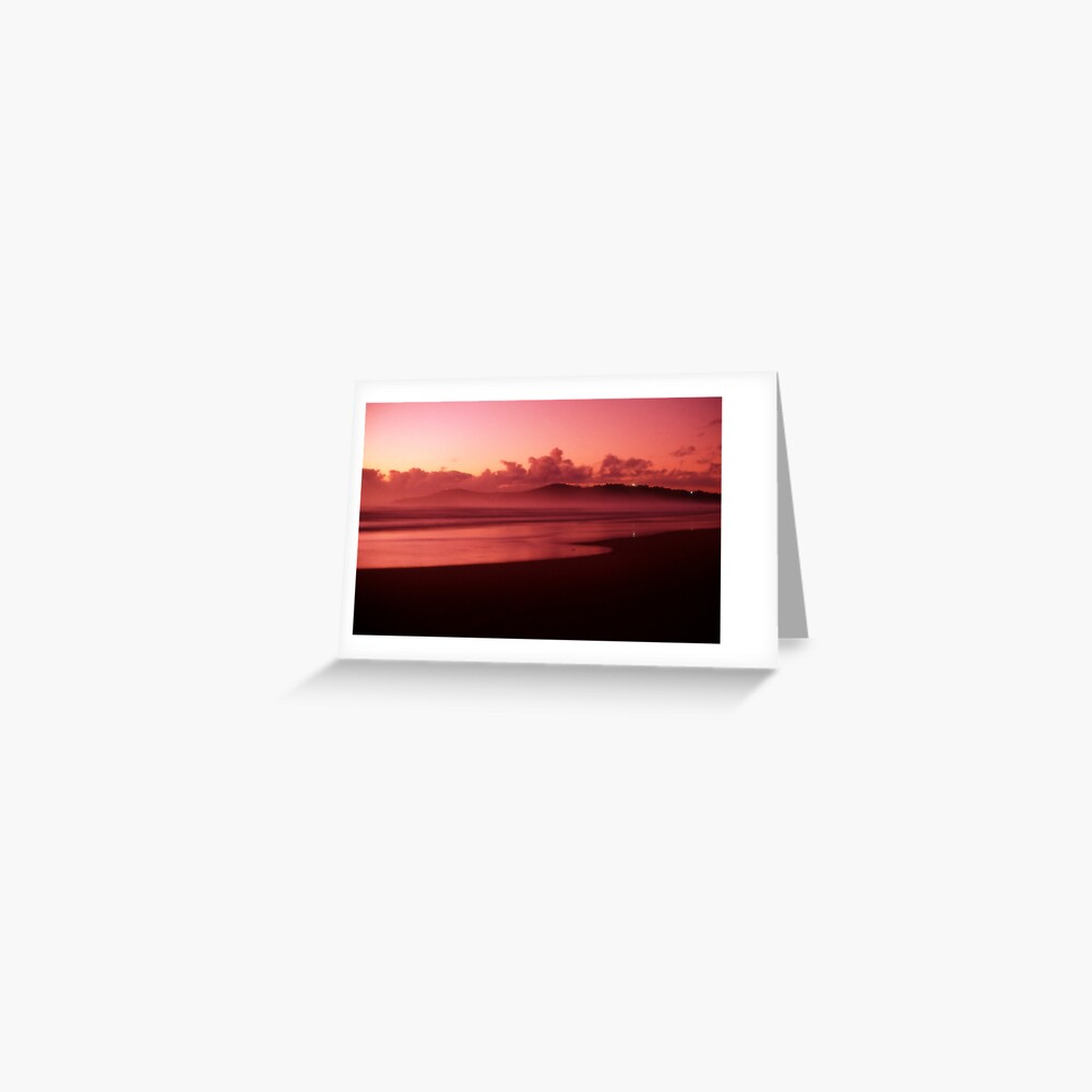 Pinatubo-coloured sunrise Greeting Card