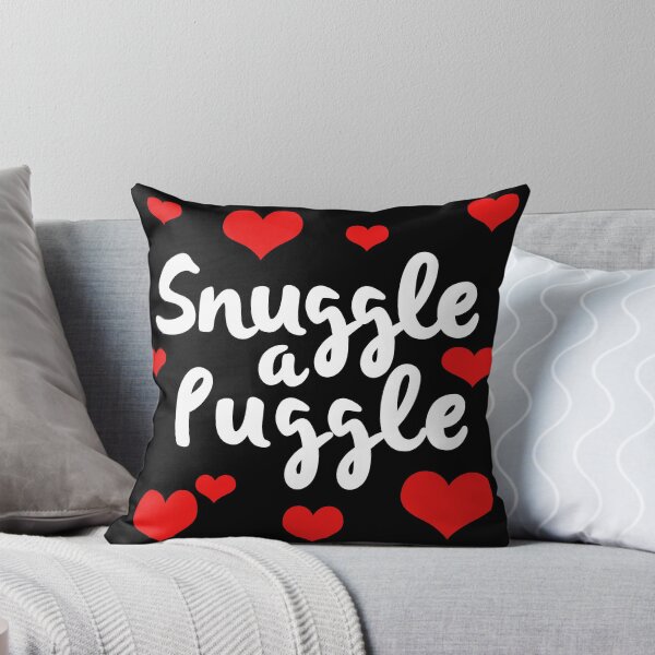 Item preview, Puggles! 'Snuggle a Puggle' con corazones - lo mejor de Pugs and Beagles - Puggle mom designed and sold by smooshfaceutd.