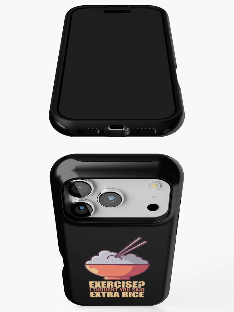 Thumbnail 3 of 4, iPhone Case, Exercise Rice designed and sold by tonstan.