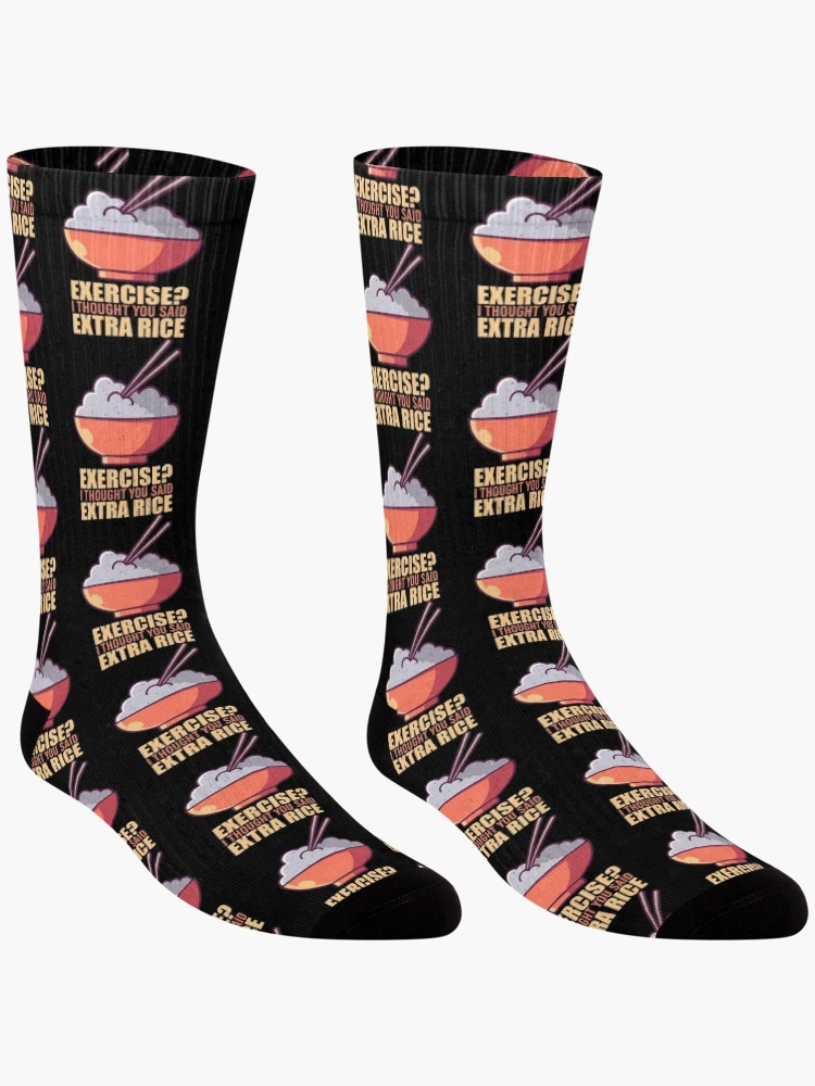 Thumbnail 3 of 5, Socks, Exercise Rice designed and sold by tonstan.