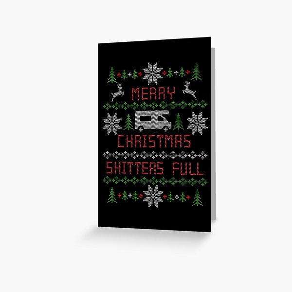 Item preview, Merry Christmas Shitter was full Ugly Christmas Sweater designed and sold by TeeCreations.