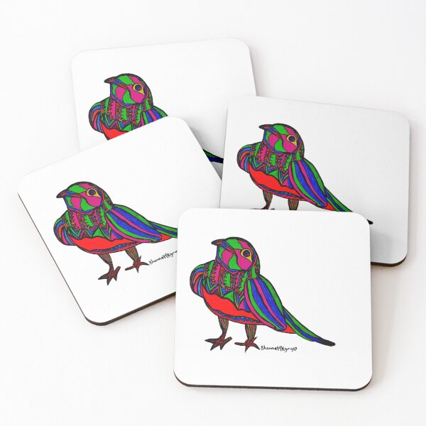 Item preview, Stop and Stare color bird  designed and sold by hannaHKyong.