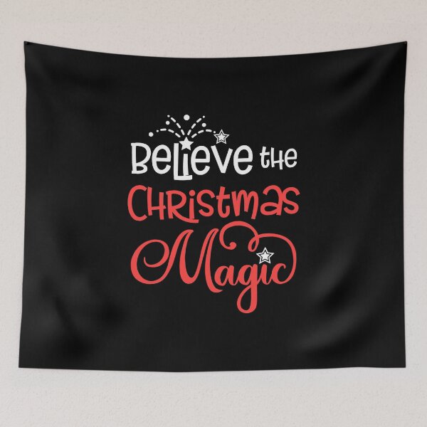 Item preview, Christmas Holiday Believe Magic Saying Believing Stars Quote  designed and sold by CreatedByHeidi.