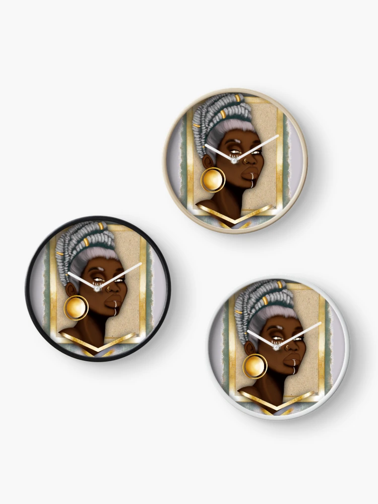 Thumbnail 3 of 4, Clock, Eve designed and sold by DAMCDesigns.