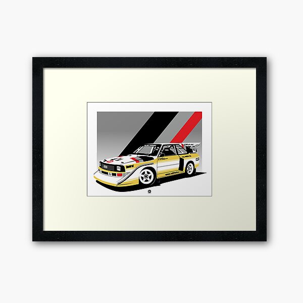 Audi Quattro Framed Art Print