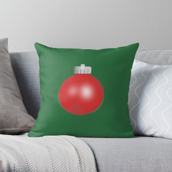 Christmas bauble Throw Pillow