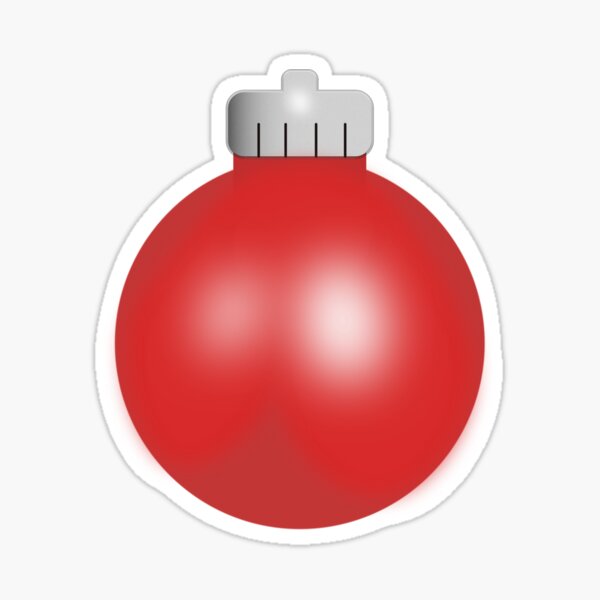 Christmas bauble stickers Clearance
