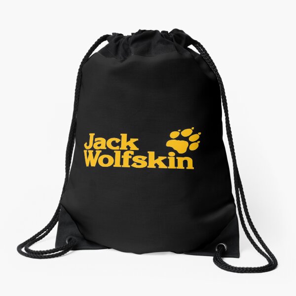Jack Wolfskin logo amarillo Mochila saco