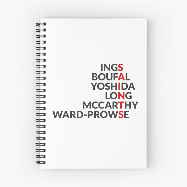 Item preview, Southampton 2019/20: 'Saints' spelt using player names designed and sold by amzyydoodles.