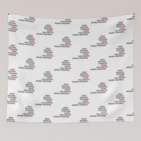 Item preview, Southampton 2019/20: 'Saints' spelt using player names designed and sold by amzyydoodles.