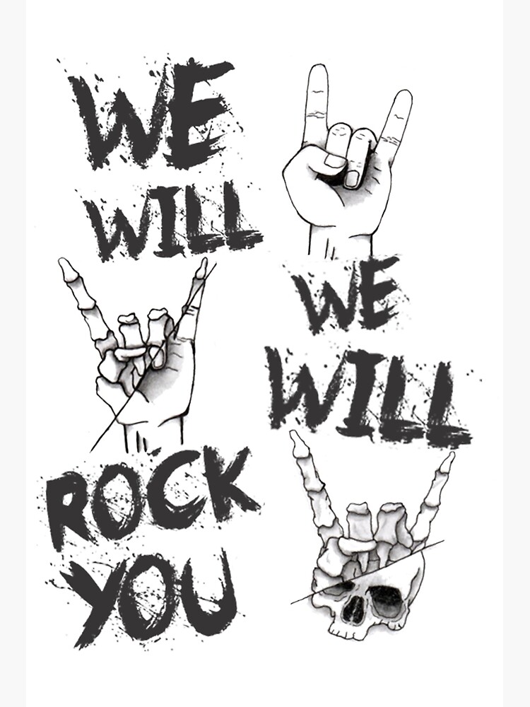 We Will Rock You Canvas Print