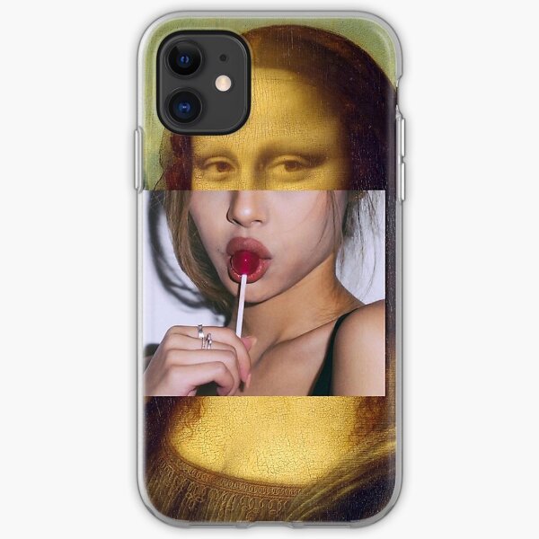 Mona Lisa Lolly Pop - iPhone Soft Case