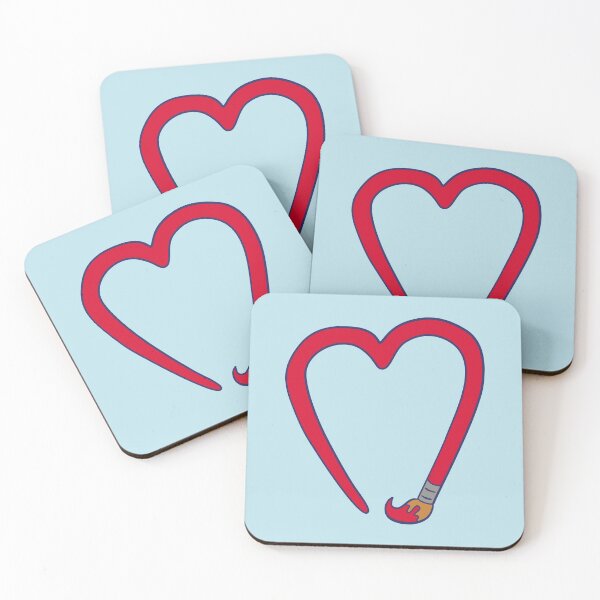 Item preview, Paintbrush Heart - Red designed and sold by MOREDANKMEMES.