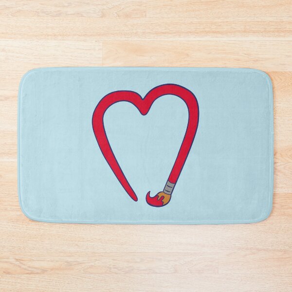 Item preview, Paintbrush Heart - Red designed and sold by MOREDANKMEMES.
