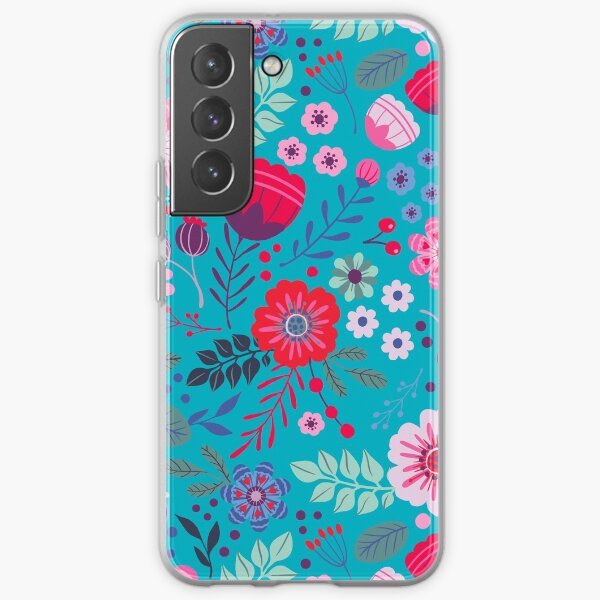 Floral Charm Samsung Galaxy Soft Case