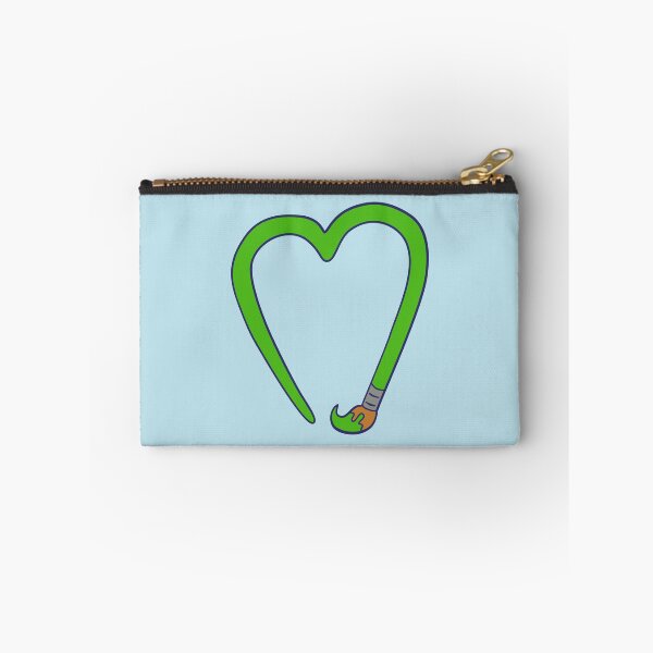 Item preview, Paintbrush Heart - Green designed and sold by MOREDANKMEMES.