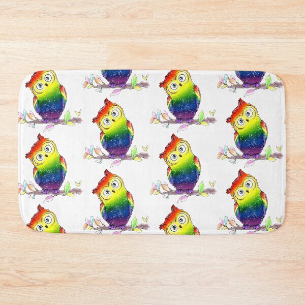 Item preview, Rainbow owl designed and sold by chidori.