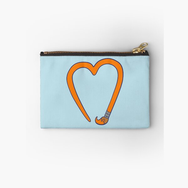 Item preview, Paintbrush Heart - Orange designed and sold by MOREDANKMEMES.