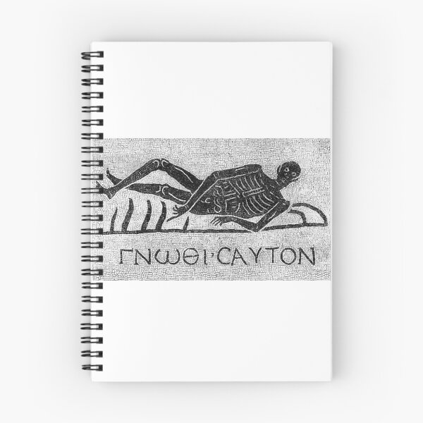 Item preview, Know Thyself - Roman Mosaic - Greek Text designed and sold by emovendo.