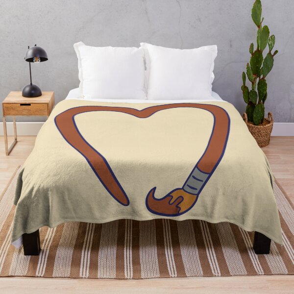 Aperçu de l'œuvre Paintbrush Heart - Coffee Brown créée et vendue par MOREDANKMEMES.