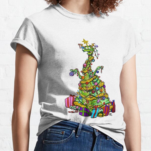 Christmas tree dragon Classic T-Shirt