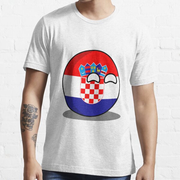 "Croatia CountryBall" T-shirt by DrawingAle | Redbubble