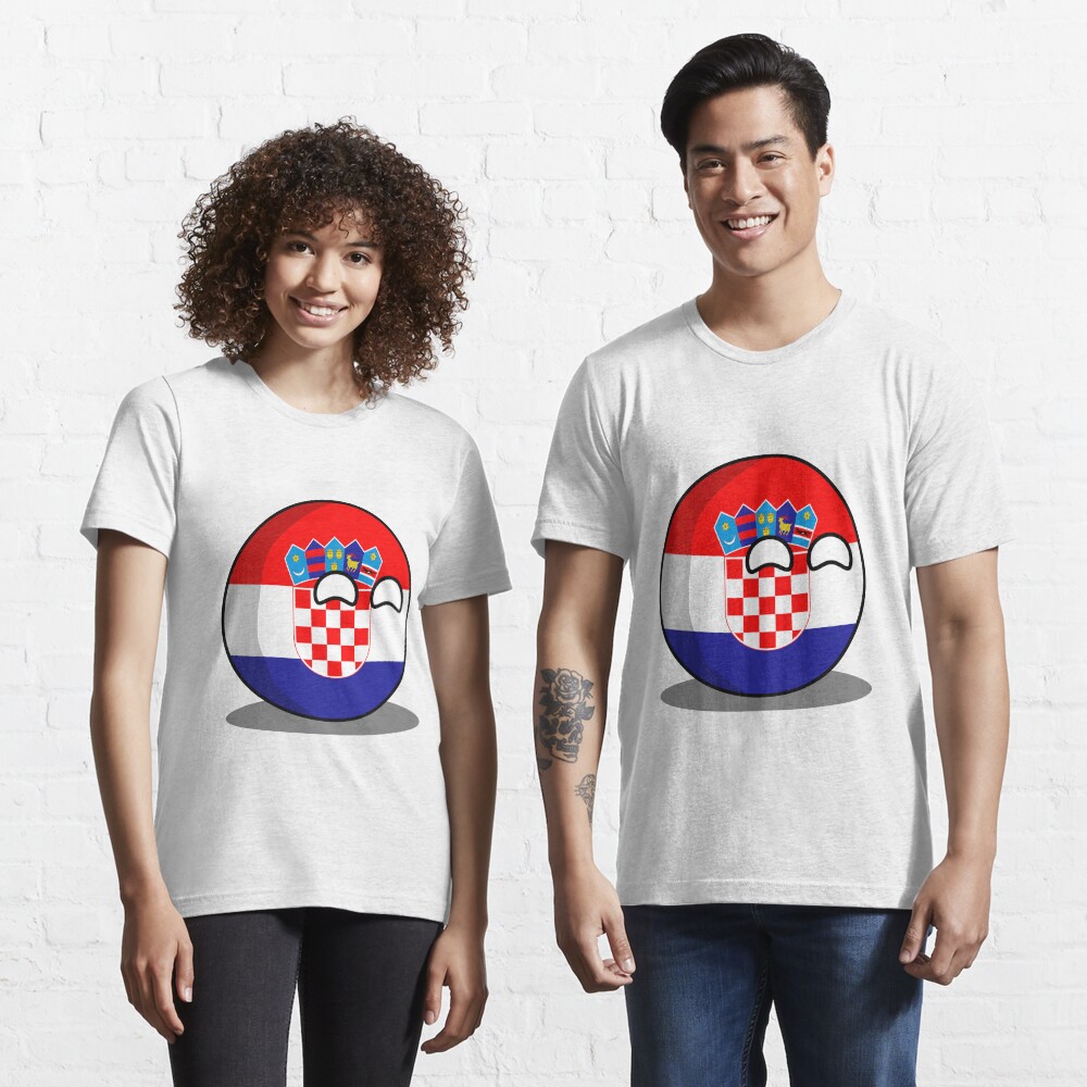 "Croatia CountryBall" T-shirt by DrawingAle | Redbubble