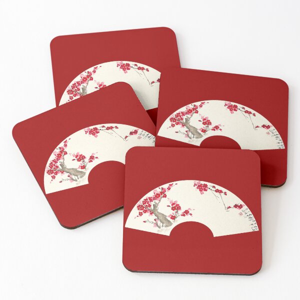 Item preview, Plum Blossom In Fan designed and sold by Birgit Moldenhauer.
