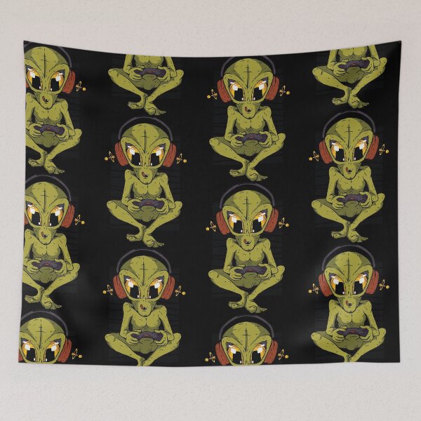 Item preview, alien gamer  designed and sold by pirminio.