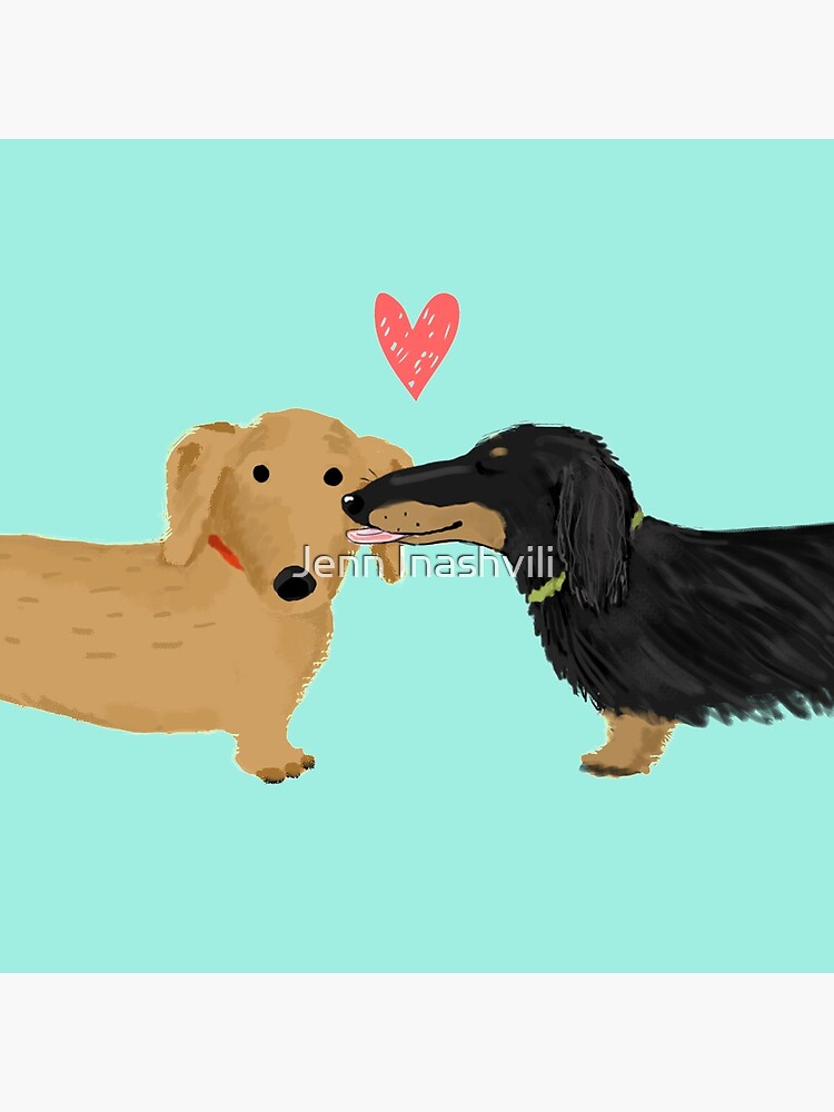 Dachshunds Love by ShortCoffee