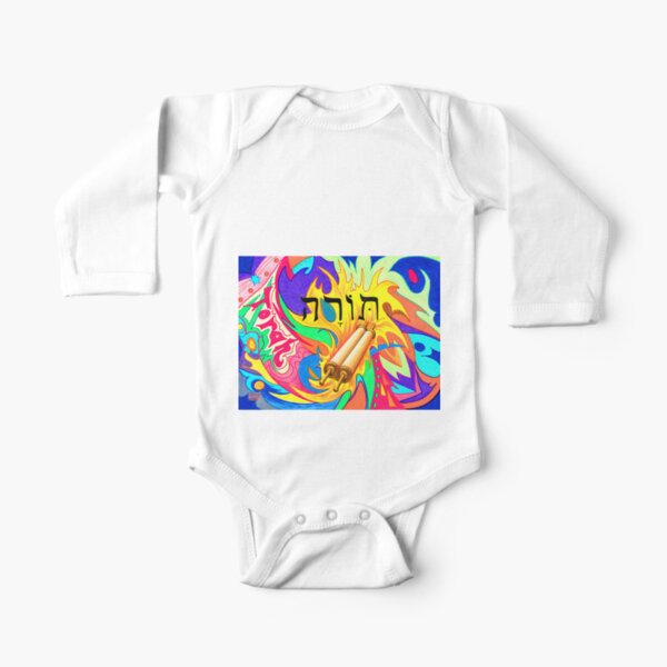 Torah Long Sleeve Baby One-Piece
