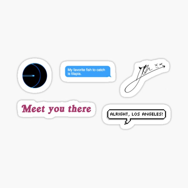 Ashton Irwin sticker pack Sticker