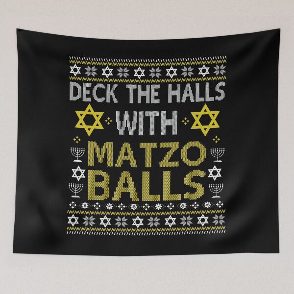 Item preview, Deck the Halls with Matzo Balls  designed and sold by ayion.