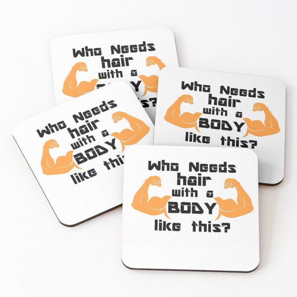 Item preview, Who Needs Hair With a Body Like This? designed and sold by mynimo.