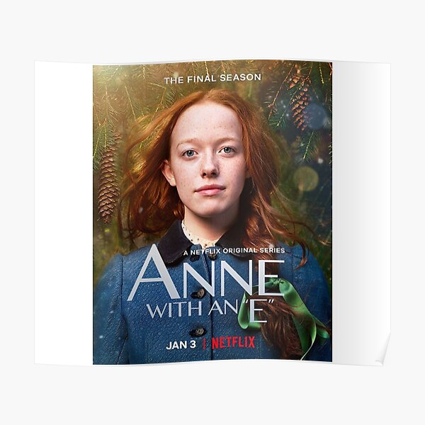 Anne with an E Poster Season 3 Moira Walley-Beckett TV Series Art Print 24x36/'/'