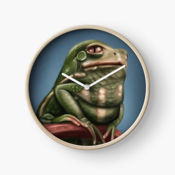 Grumpy Frog Clock