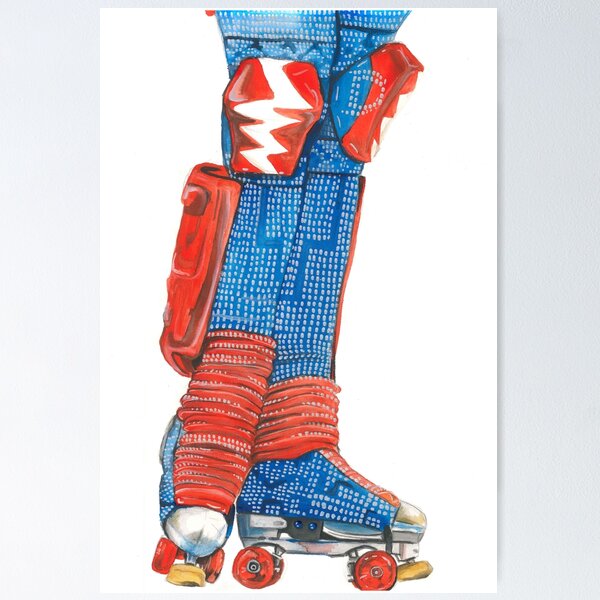 Vista previa del artículo con la obra «Patines de ruedas Electra», diseñado y vendido por Worldwidewizard.