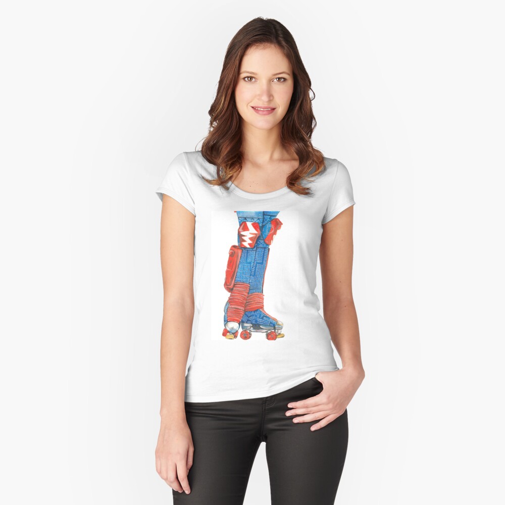 Item preview, Fitted Scoop T-Shirt designed and sold by Worldwidewizard.