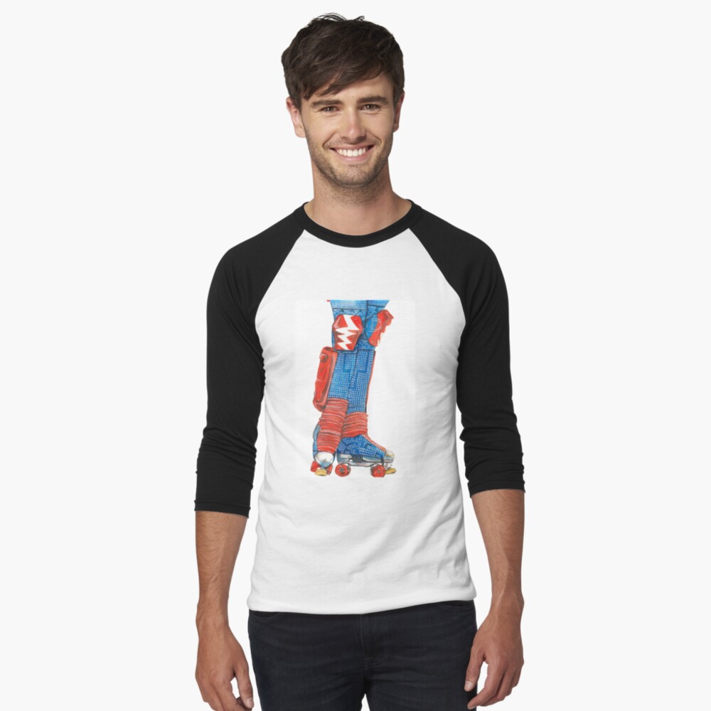 Item preview, Baseball ¾ Sleeve T-Shirt designed and sold by Worldwidewizard.