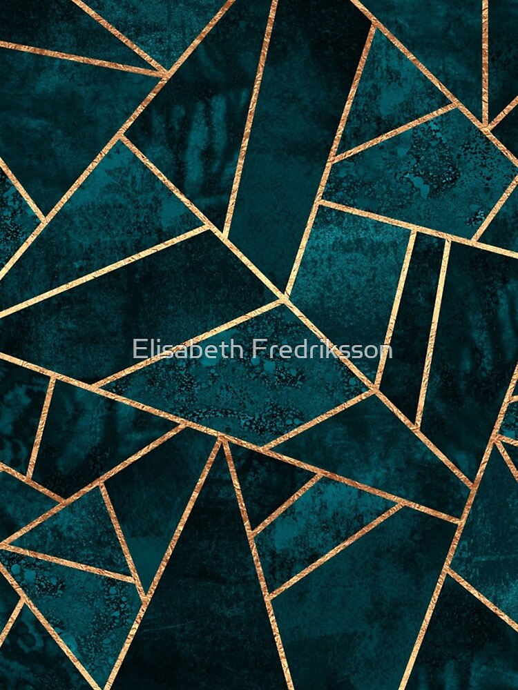 Deep Teal Stone by foto-ella