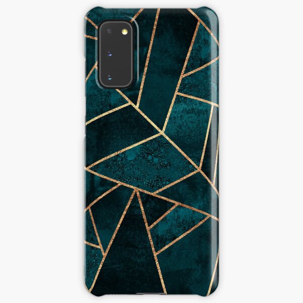 Deep Teal Stone Samsung Galaxy Snap Case