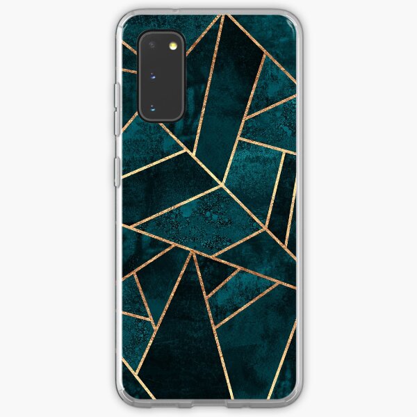 Deep Teal Stone Samsung Galaxy Soft Case
