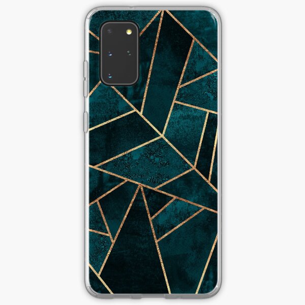 Deep Teal Stone Samsung Galaxy Soft Case